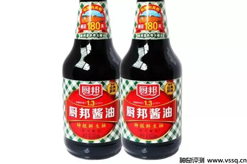 国产十大放心酱油品牌 中国酱油排名前十