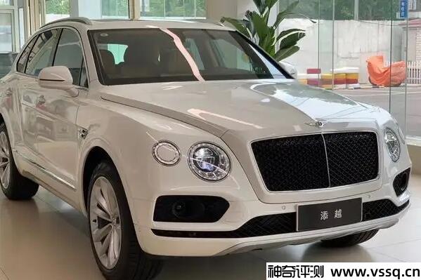 宾利添越无期权最低269万元一辆，在国内，最便宜