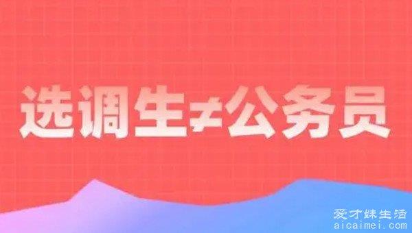 选调生是什么意思啊 通过了就是公务员编制(公务员笔试)