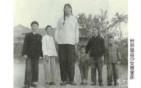 世界上最高的女巨人：姚德芬2.36米，曾金莲2米48米